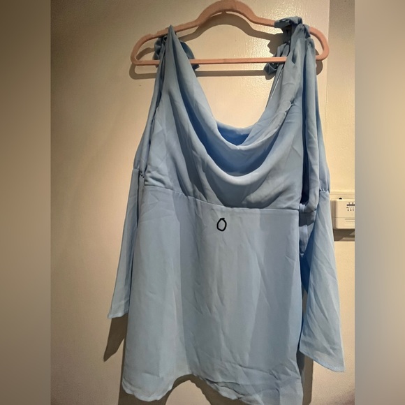 MAJORELLE Leigh Mini Dress in blue size M. - Picture 8 of 8